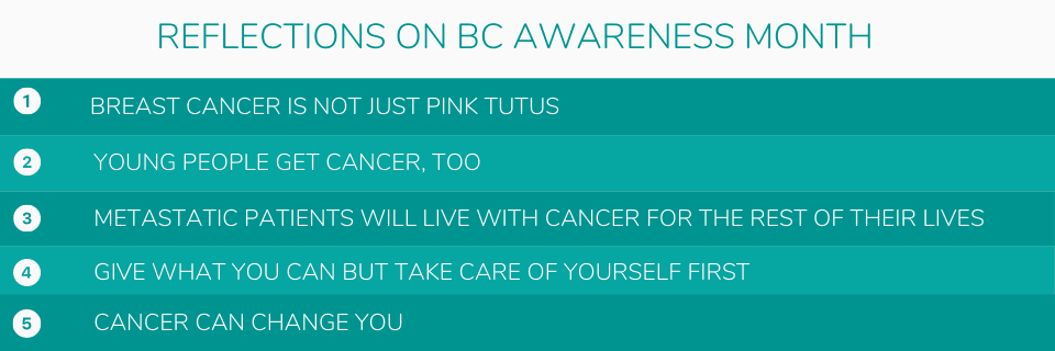 Image: My Reflections on Breast Cancer Awareness Month: No Longer a Breast Cancer Novice